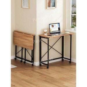 1인용 이동식접이식테이블 책상 소파 조립식 테이블 1인가구원룸 보조책상 노트북 침대옆