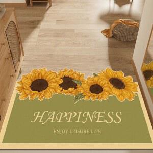 주방 해바라기 현관 매트