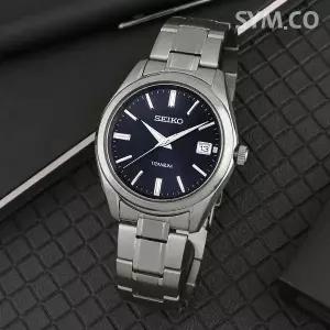 [세이코] SUR373P1 사파이어 클래식 정장 아날로그 티타늄 남자 메탈 시계 d