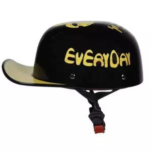 스냅백 헬멧 반모 클래식 더 유광 바이크 블랙