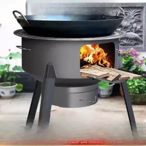 드럼통 난로 장작 장작난로 가마솥 바베큐그릴 화덕 78CM