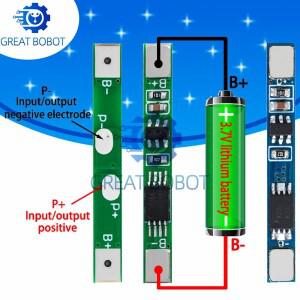 10PCS 1S 3.2V 3A LiFePO4/리튬 이온 BMS PCM 배터리 보호 보드 Pcm 18650 32650 팩