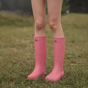남녀공용 롱 레인부츠 방수장화 장마철 작업화 패션장 레인부츠 농사장화 설거지장화