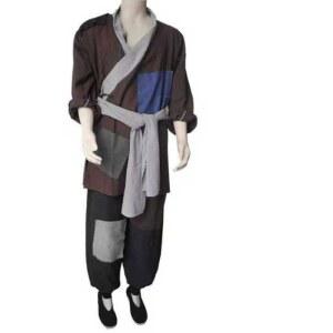 노비 한복 곤룡포 사진 갈색 거지옷 선비 1 의상 110cm 패치 전통 백성 민복 돌쇠