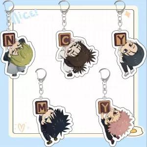 주술회전굿즈 주술회전키링 쵸소우 옷코츠유타 메구미 나오야 이타도리 키링 굿즈