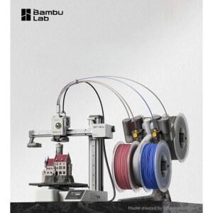 A1 mini 뱀부랩 3D 프린터 내수판 Mini 뱀부 데스크톱급 데스크톱 Combo