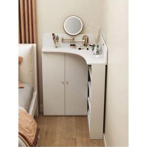 코너형 화장대 모던 원룸 미니멀 따뜻한 모으다 원룸화장대 여대생 인테리어LED화장대