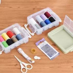 가정용 반짓 고리 세트 실바늘 반짇 고리함 세트 선물