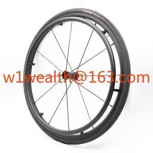 24인치 후륜 수동 스포츠 휠체어 예비 부품 알루미늄 합금 휠 에어 마라톤 타이어 공장 맞춤 제작 가능