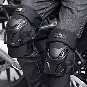 [골드스마일]야간 반사 바이크 라이딩 보호 무릎 팔꿈치 보호대 세트