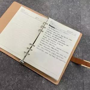 6공 데일리 A5 만년 브라운 다이어리 노트