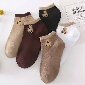 양말 곰돌이 발목양말 캐쥬얼 5종세트