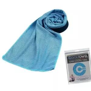 [골드스마일]휴대용 쿨타올 운동타월 스포츠 스카이블루 페이스