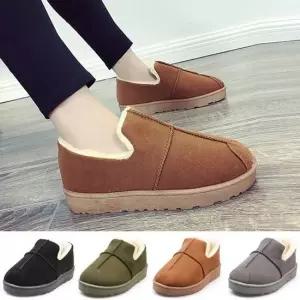 여성 퍼신발 럭셔리 털단화 겨울 패션모카신 방한신발 모카신 털단화 여자신발 방한화