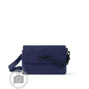 MUST IT_ 가방 남성용 스티머웨어러블 월릿 토뤼용 네이비블루 M11522