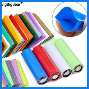 25/50/100pcs 배터리 절연 필름 프리 컷 18650/21700/26650/No.5/No.7 보호 케이스 수축 랩 PVC 열 수축 튜