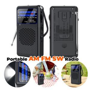 SW AM FM 라디오 수신기 TG66 TG77 1000mAh 충전식 미니 TG88 TG99 휴대용 배터리 작동 노인용