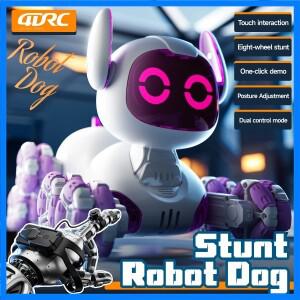 Y9 지능형 리모컨 로봇 강아지 전자 애완동물 스턴트 RC 자동차 라이트 LED 눈 터치 센서 전기 장난감 소년