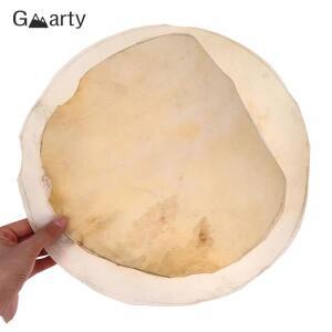 30/35CM 아프리카 드럼 스킨 피팅 탬버린 교체 타악기 부품 Bongo 커버 염소 피부