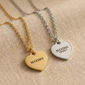 MX KIDS 써지컬스틸 미아방지 목걸이 210K 하트 유아동 키즈 체인 각인 어린이