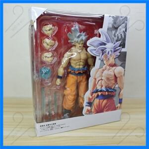 SHF 드래곤 볼 Z 슈퍼 울트라 본능 Goku 흰 머리 관절 모델 컬렉션 장난감 16cm