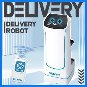 참신한 원격 조종 자동차 장난감 전기 음식 배달 로봇 소형 물품 운송 게임 재미있는 깜짝 크리스마스 선물