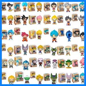 Funko POP 드래곤 볼 Goku Vegeta Golden Frieza Beerus 슈퍼 사이어인 Z 고한 완벽한 셀 피콜로 미래 트렁