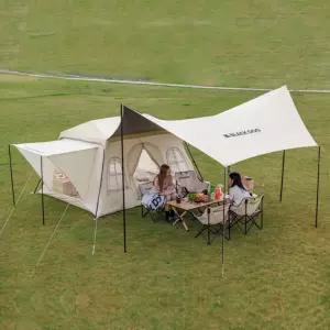 자동텐트 커크햄 스프링바 연결형 확장형 찾기 블랙독 돔형 리빙쉘 옥타돔