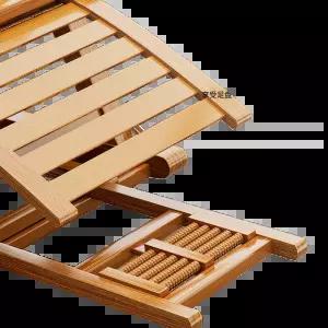 대나무 흔들의자 접이식 휴식 낮잠 안락 베란다용 의자