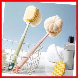 목욕 스펀지 샤워 브러시 각질 제거 등 스크러버 브러시 손잡이 포함 남녀 공용 목욕 스펀지 샤워 브러시