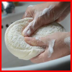 1PC 두꺼운 천연 수세미 목욕 스폰지-건강한 샤워 문지르기 전신 마사지 브러시  엑스 폴리 에이 팅 목욕