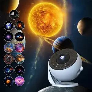 led빔프로젝터 침실용 갤럭시 휴대용 빔 조명 장식 무드등 빛나는 우주 오로라 별이