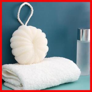 부드러운 메쉬 목욕 공 스폰지 청소 브러시 샤워 바디 청소 각질 제거 마사지 스크러버 목욕 공 욕실 목욕