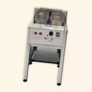 대형 1구 업소용튀김기 18L 스텐 치킨튀김기계 50 55 80cm