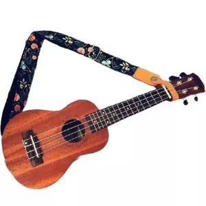 우쿨렐레어깨끈 나이트 도구 입문용 디자인 어쿠스틱 다크 오리지널 멜빵 끈 액세서리