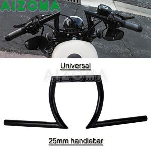 Honda Kawasaki Aprilia 호환 Bue Ducati Harley Softail Sportster XL용 핸들 바 1 인치 드래그 Z 에이프