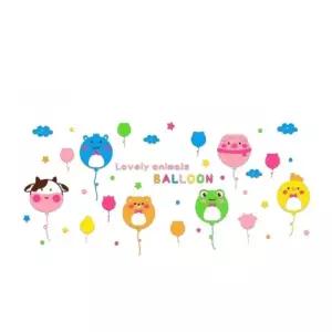 3D입체방수벽스티커 아크릴 벽 인테리어 유치원 만화 스티커 동물 교실 장식 방수