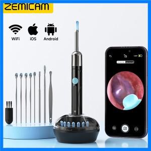 4.2MM 무선 시각 귀 범위 iOS/안드로이드 WiFi 내시경 검 이경 귀 왁스 제거 청소 도구에 대한 1080P 검사