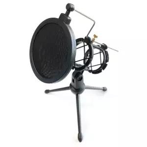 데스크마이크스탠드 팝필터 탁상용마이크대 삼각대형