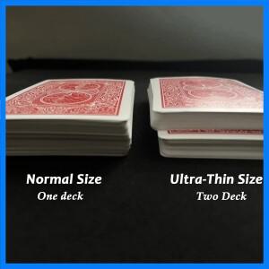 초박형 조작 데크 마술 트릭 초박형 카드 마술사 액세서리 클로즈업 무대 마법 착시 기믹 소품
