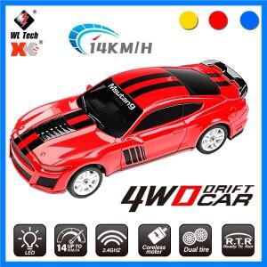 Wltoys K4308 드리프트 카 1/43 사륜구동 14KM/H 레이싱/드리프팅 타이어 보조 자이로스코프 포함 40M 전동