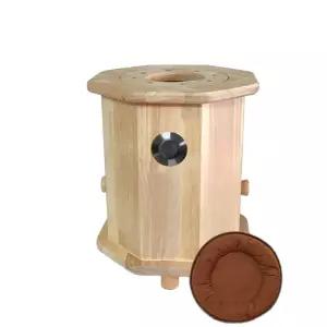 좌훈기 원목 훈증기 등받이 벤치형 찜질기 좌욕기 가정용 산모 출산 산후조리 좌뜸기 전신