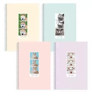 1000 762ZQY62 슬림원링노트(마이펫인생컷) 1box 180개 10672