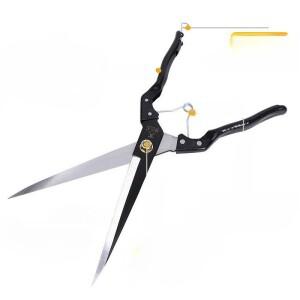 망간강 가축용 가위 양털  가죽 절단용 중형 스프링 장착 직선형