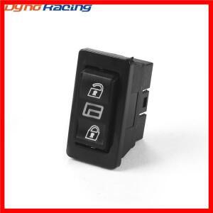 1pc 12V 20A 3 In1 범용 자동차 5 핀 DPDT 전원 도어 유리 스위치 도어 잠금 제어 플라스틱 검정색 스위치
