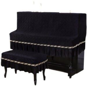 피아노덮개 심플 풀커버 레슨 현대적이고 건반덮개 그랜드피아노 학원 의자덮개 커버 180