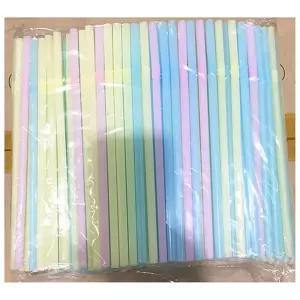혼합빨대 21cm 350입x4개 일회용 스트로우 업소 카페