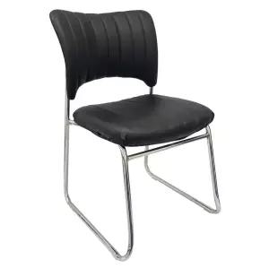 가죽의자커버 강의실 회의실 회의용의자커버 블랙 1개