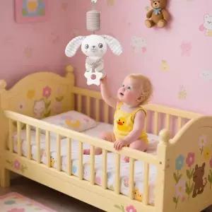 유모차 장난감 부드러운 침대 바람 차임 감각 인형 동물 엔터테인먼트 여행 진정 자동차 보육 소녀 씹는