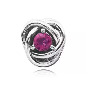 790065C05 핑크 이터니티 서클 참 (10월 탄생석)